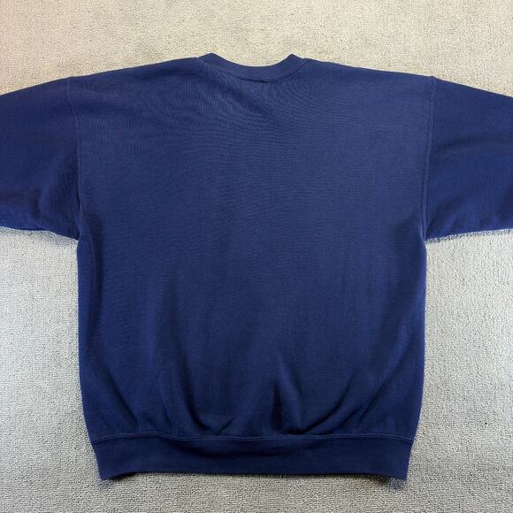 VTG Soffe Sweats Women's Crewneck Sweatshirt Navy Blue Large Myrtle Beach USA - Picture 2 of 9